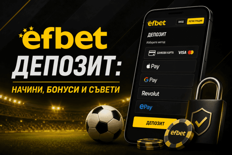Efbet депозит