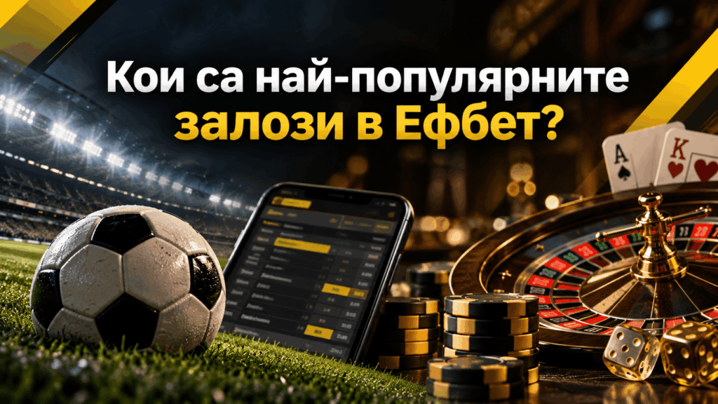 Кои са най-популярните залози в Ефбет?