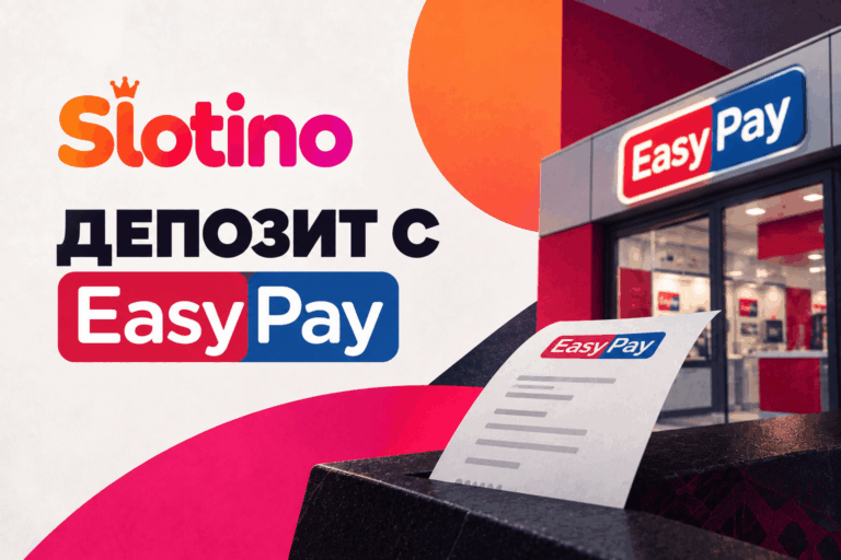 Мога ли да депозирам в Slotino чрез EasyPay?